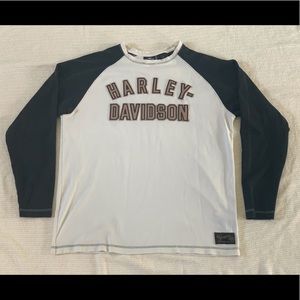 Harley-Davidson long sleeve shirt size L white